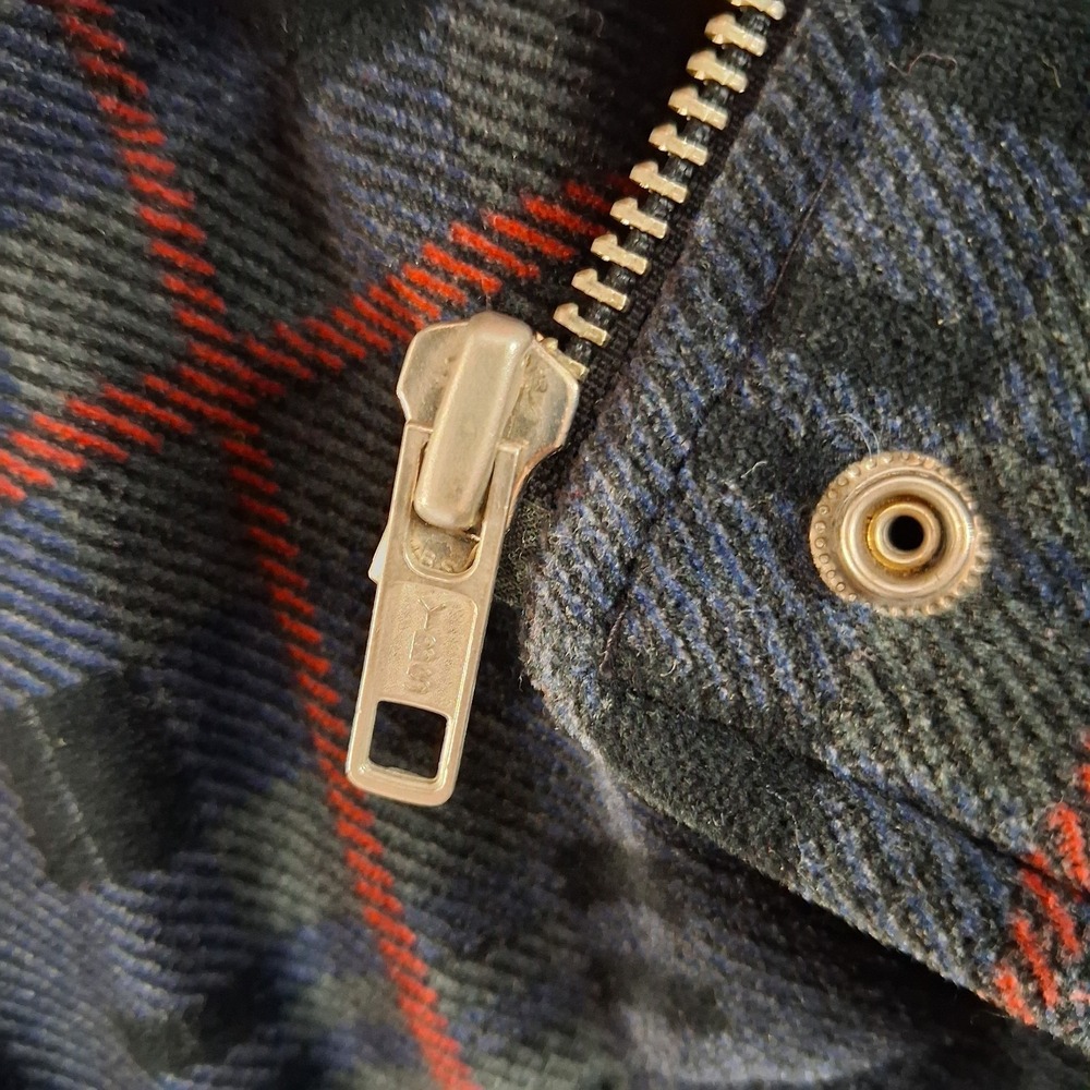 Jones New York Sport Womens Cotton Polyester Velvet Plaid Zip Up‎ Vest Pockets - Picture 6 of 9